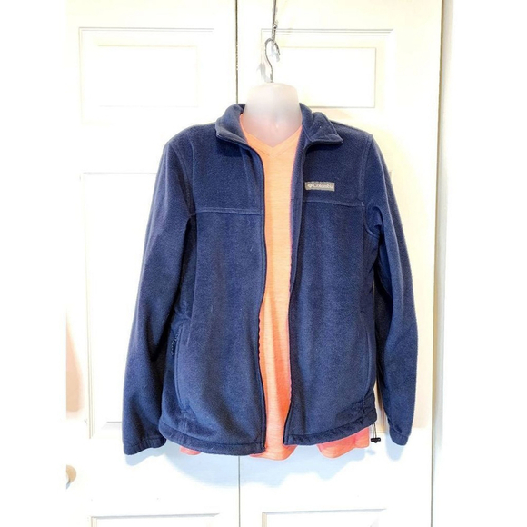 Navy Blue Columbia Defective Zipper - Picture 1 of 3